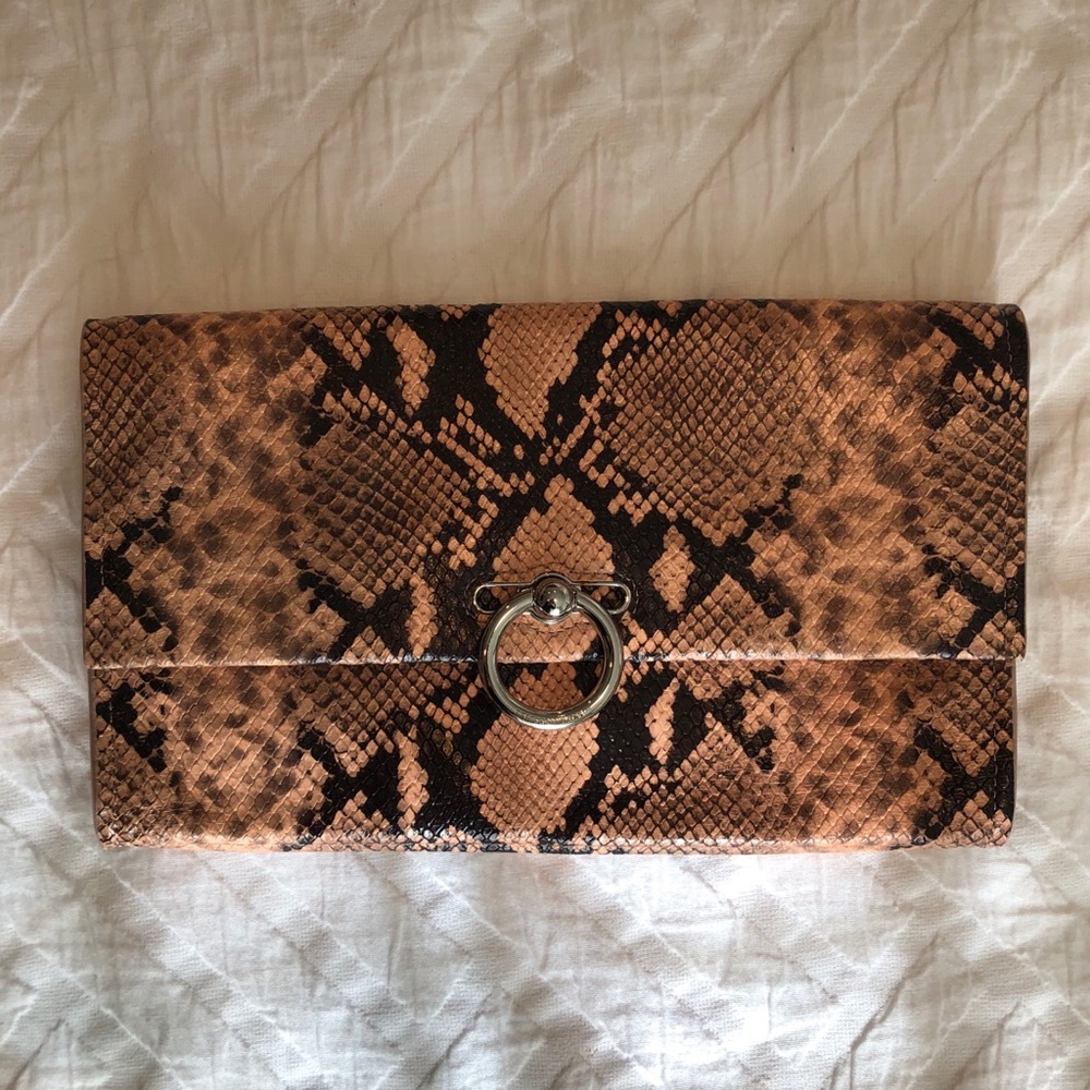 Rebecca Minkoff Leopard Foldover Clutch
